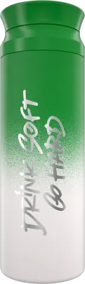 New Year - Grün/Weiß (700 ml - Deckel mit Griff)