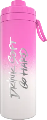 New Year - Pink/Weiß (700ml Sport-Deckel)